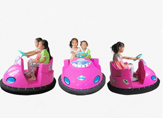 Two seater kiddie bumper car