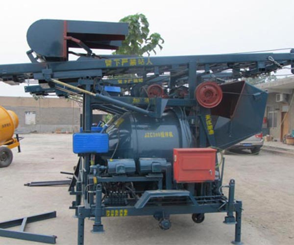 hydraulic concrete mixer