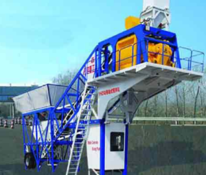 Portable concrete batching plant