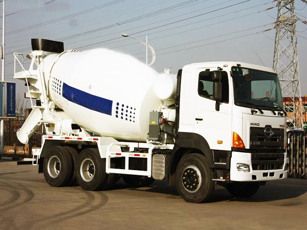 concrete mixing truck