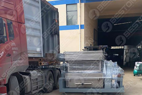Paper Egg Tray Machine Shipped to Ghana