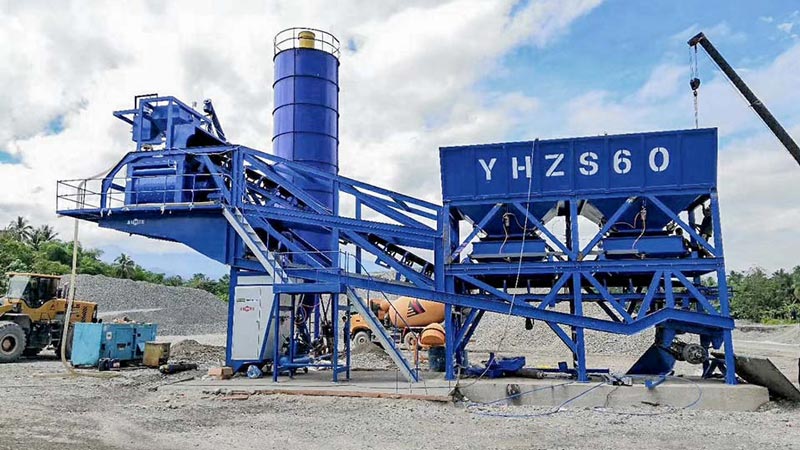 AJY60 Ready Mixed Concrete Plant in The Philippines
