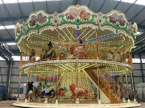 Carousel amusement rides