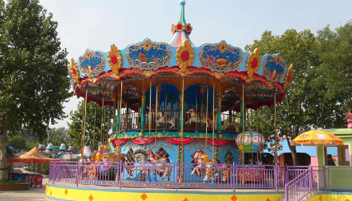 Double decker carousel ride - grand carousel ride 